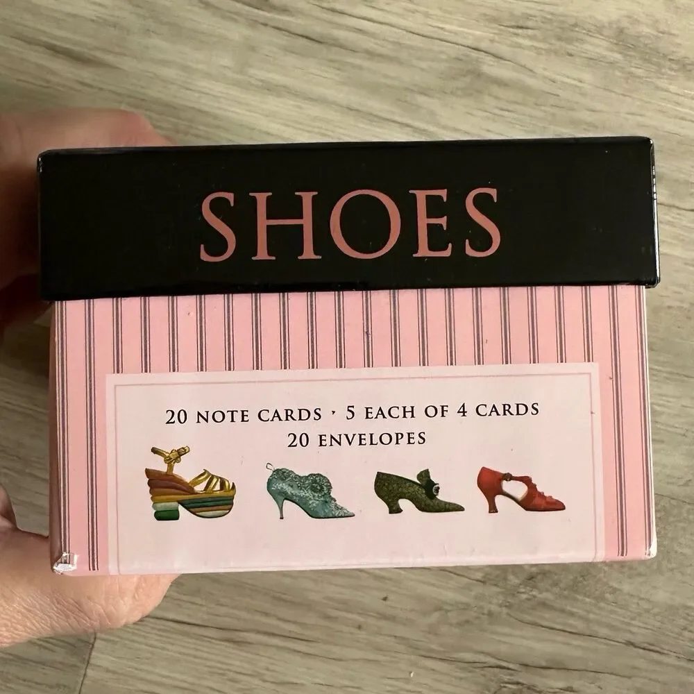 MoMa Shoes Notecard Set - 20 Cards + Envelopes